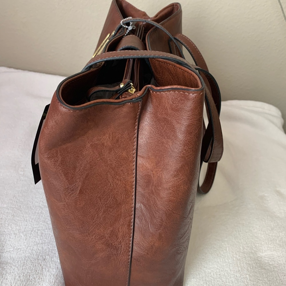 Brown shoulder bag - Picture 3 of 4